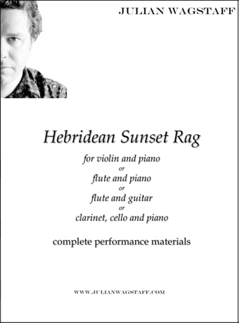 Hebridean Sunset Rag - sheet music from Scotland (Julian Wagstaff)