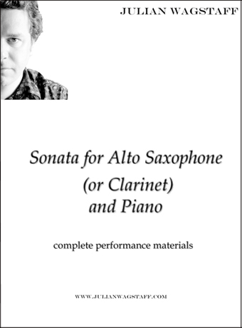 Sonate für Saxofon oder Klarinette - von Julian Wagstaff